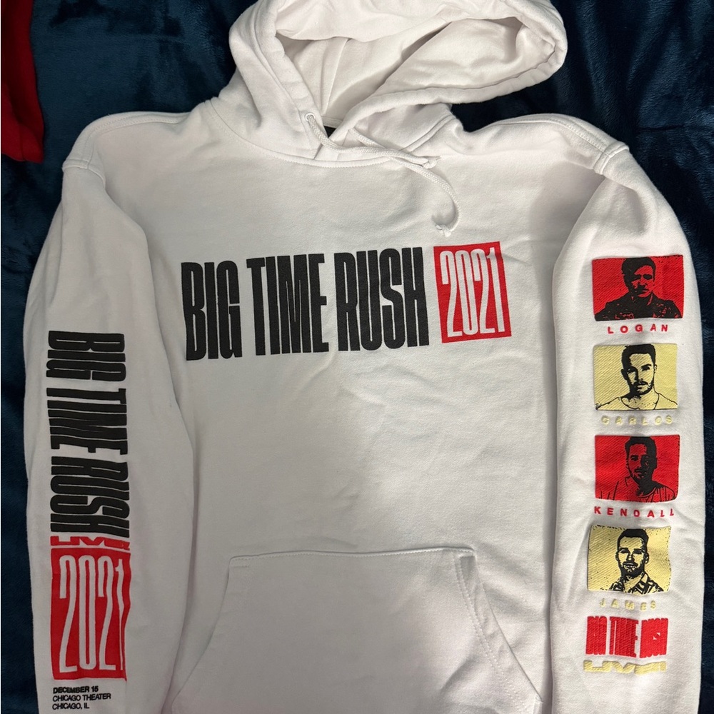 Big Time Rush 2021 White Hoodie